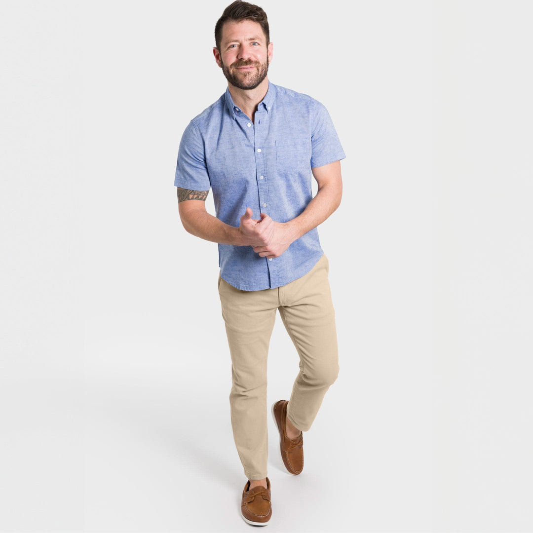 Khaki Lightweight Stretch Chino