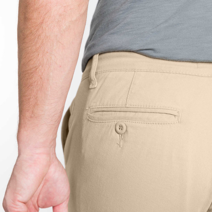 Khaki Lightweight Stretch Chino