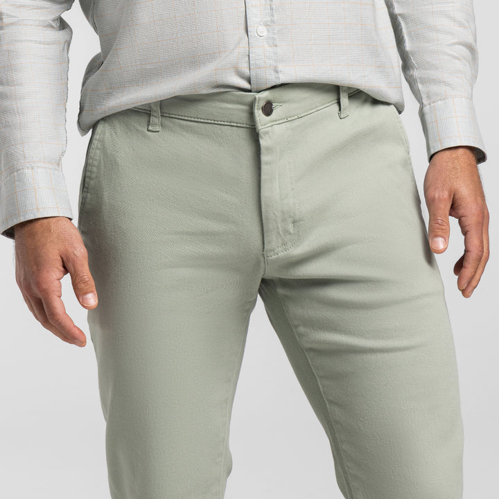 Ash & Erie Green Slate Washed Stretch Chinos for Short Men   Chino Pants