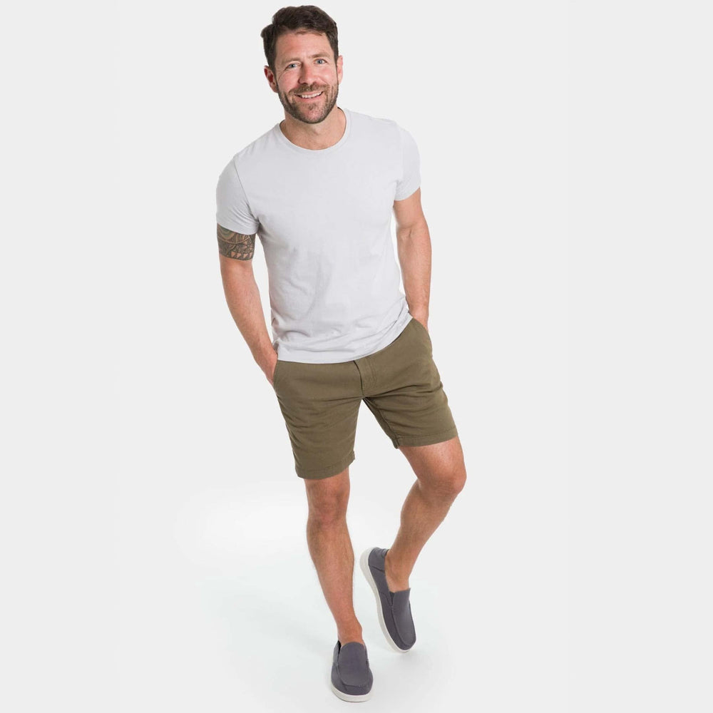 Ash & Erie Birch Chino Short for Short Men   Chino Shorts