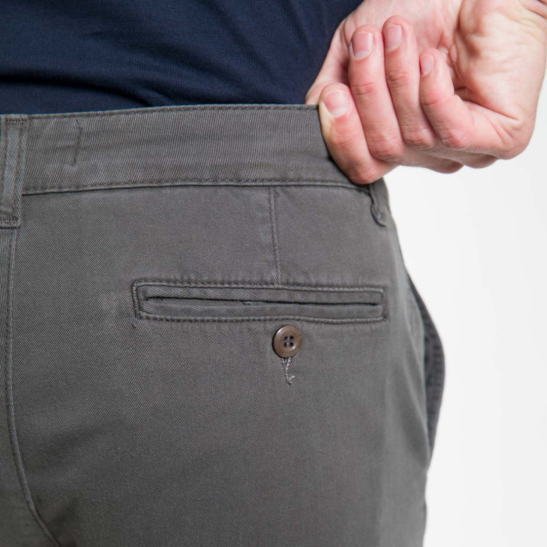 Ash & Erie Charcoal Chino Shorts for Short Men   Chino Shorts