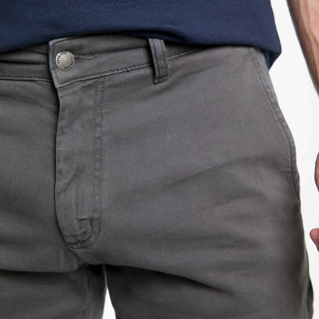 Ash & Erie Charcoal Chino Shorts for Short Men   Chino Shorts