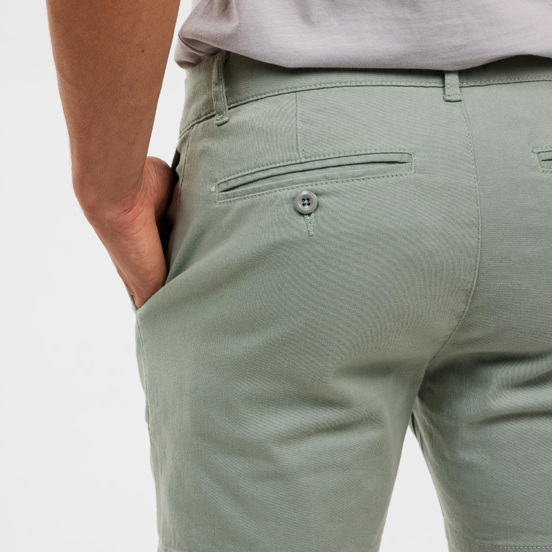 Ash & Erie 5" Grey Lighweight Stretch Chino Shorts for Short Men   Chino Shorts