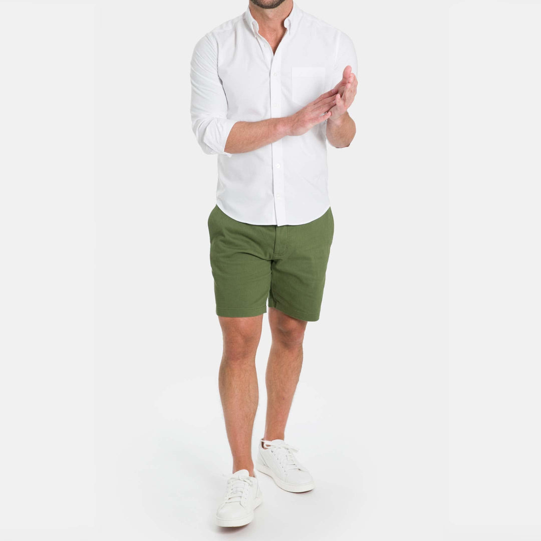 Ash & Erie Sagebrush Lightweight Stretch Chino Short for Short Men   Chino Shorts