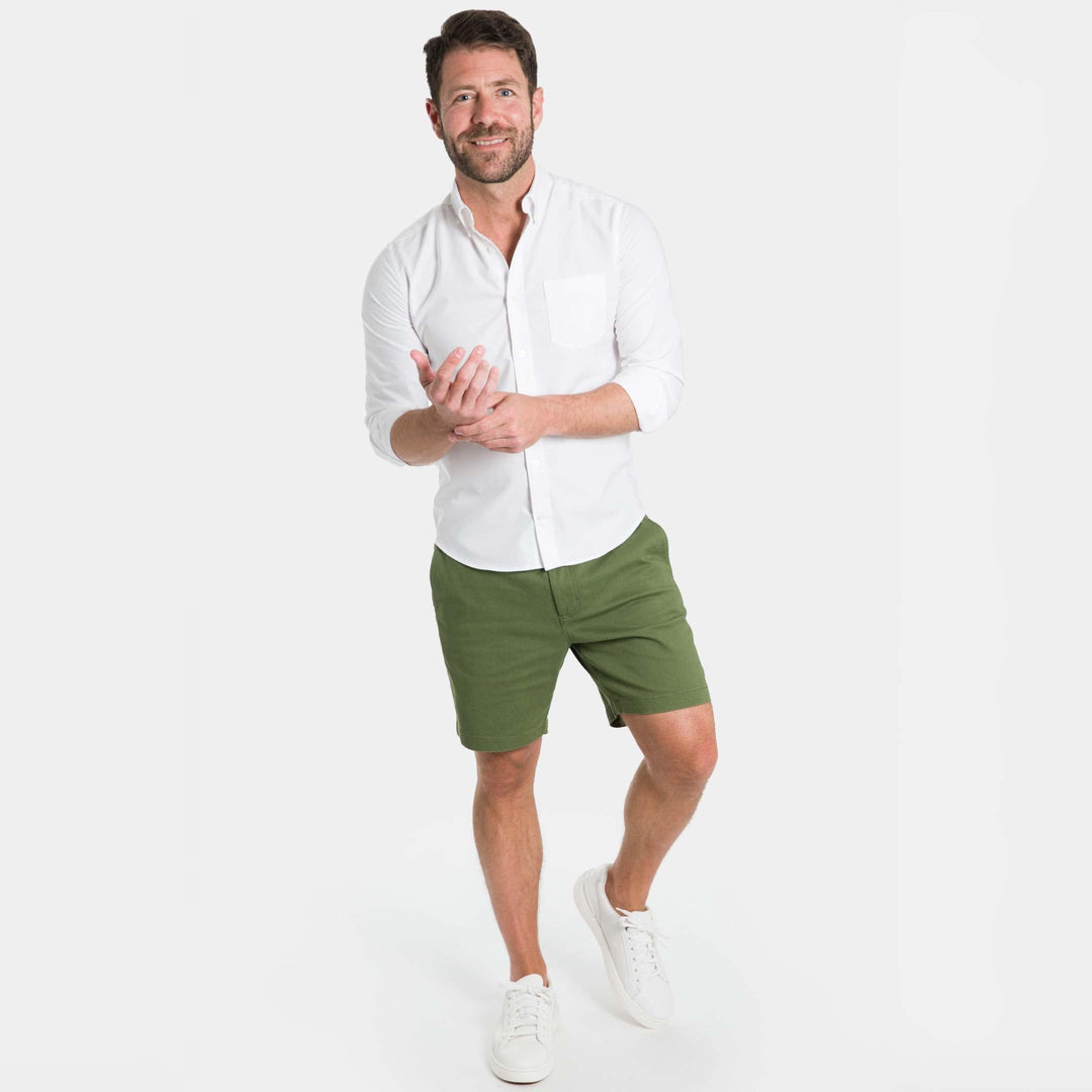 Ash & Erie Sagebrush Lightweight Stretch Chino Short for Short Men   Chino Shorts