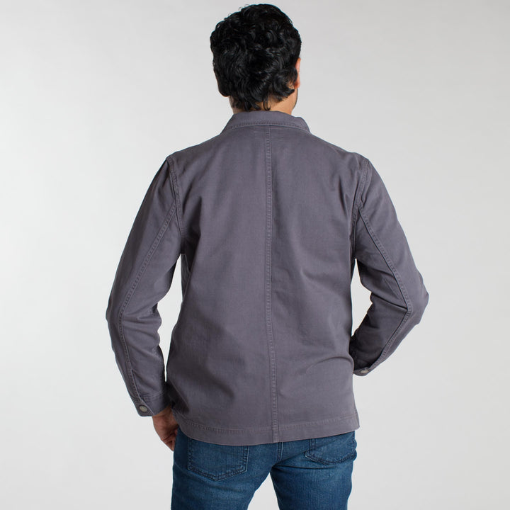 Ash & Erie Charcoal Chore Jacket for Short Men   Chore Jacket