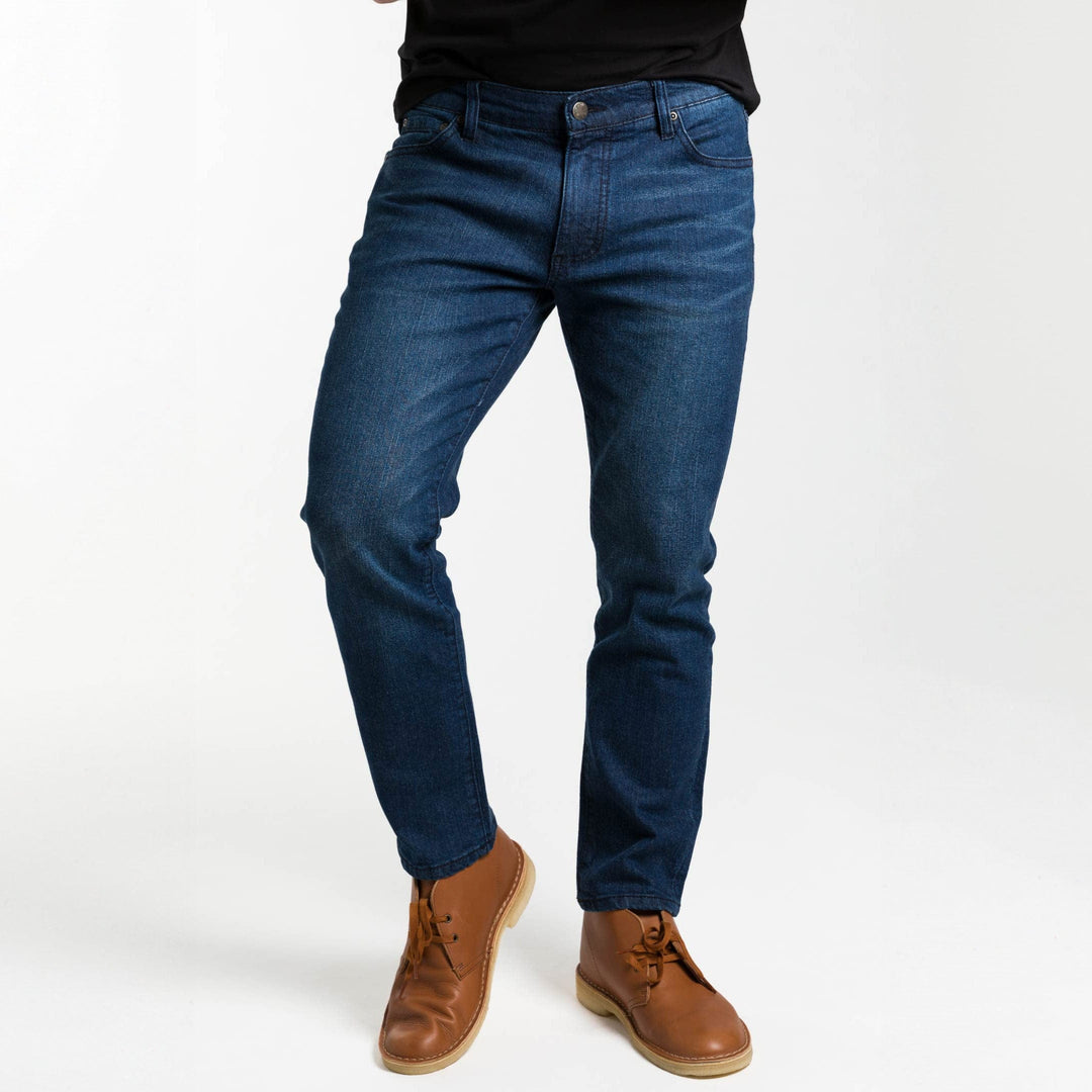 Ash & Erie Deep Sea Wash Denim Jeans for Short Men   Essential Jeans