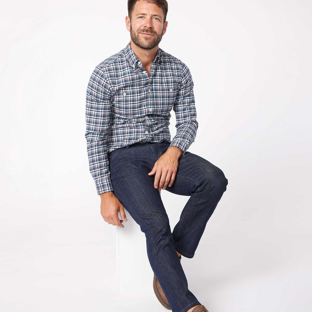 Ash & Erie Indigo Wash Denim Jeans for Short Men   Essential Jeans