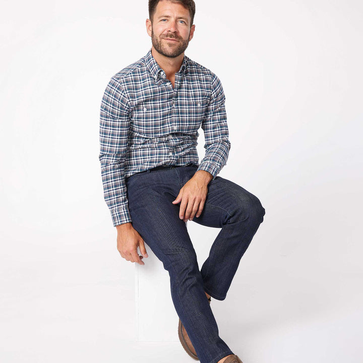 Ash & Erie Indigo Wash Denim Jeans for Short Men   Essential Jeans