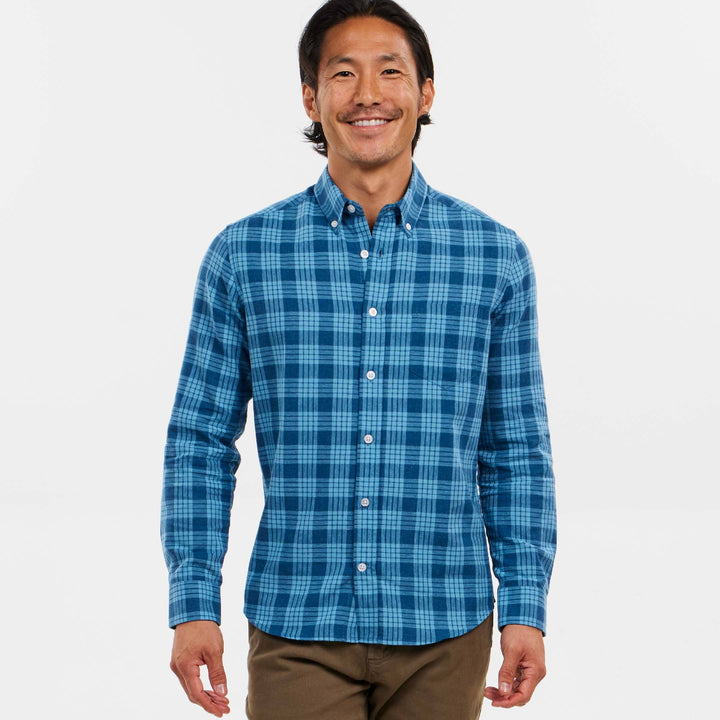 Ash & Erie Sawyer Plaid Button-Down Shirt for Short Men   Everyday Shirts