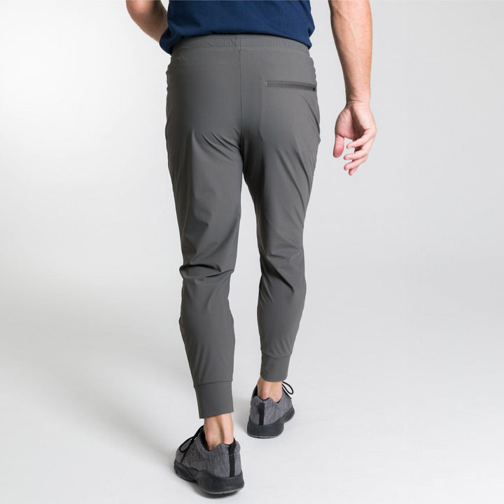 Ash & Erie Charcoal Hybrid Jogger for Short Men   Hybrid Jogger