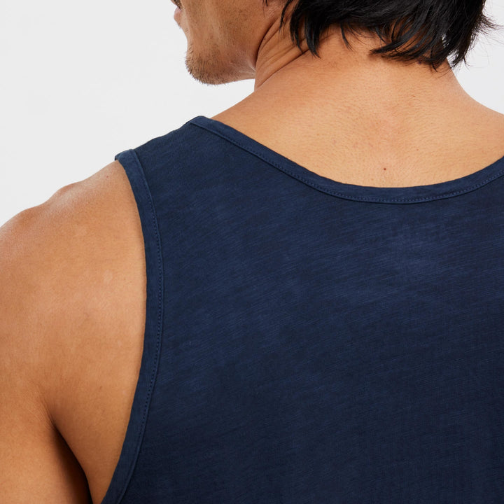 Ash & Erie Navy Washed Lightweight Tanks for Short Men   Hybrid Ultralight Tanks
