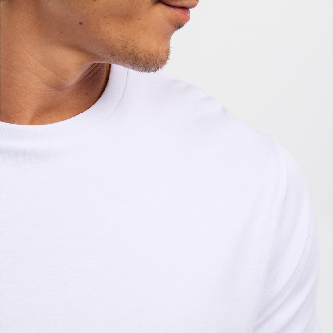 Ash & Erie Black Interlock Crew Neck T-Shirt for Short Men   Interlock Crew Neck Tee