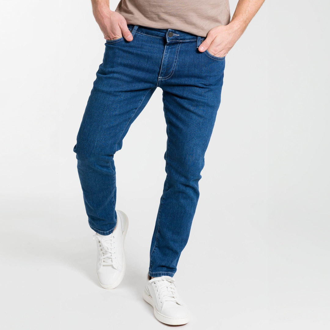 Ash & Erie Medium Wash Midtown Jeans for Short Men   Midtown Jeans