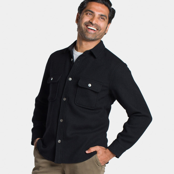 Ash & Erie Onyx Overshirt for Short Men   Overshirt