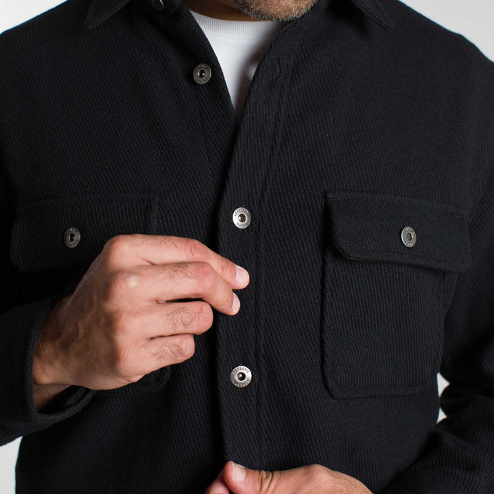 Ash & Erie Onyx Overshirt for Short Men   Overshirt
