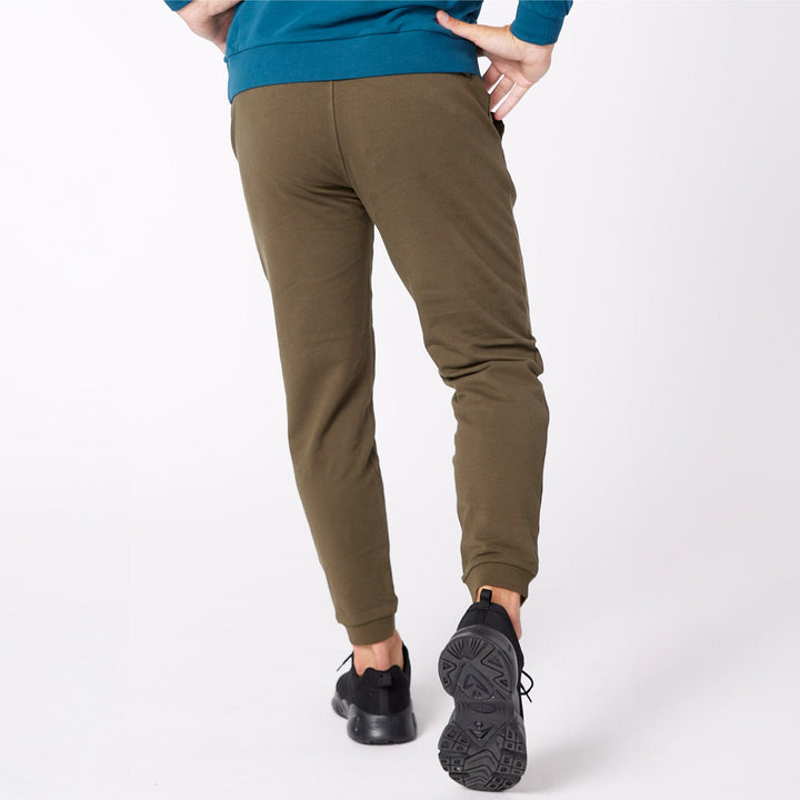 Ash & Erie Army Green French Terry Jogger for Short Men   Roam Jogger
