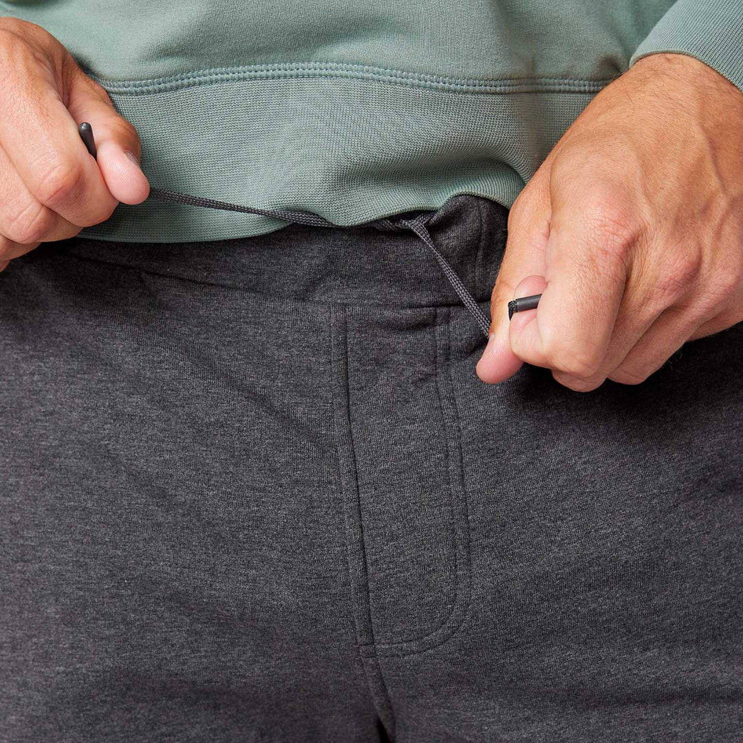 Ash & Erie Charcoal French Terry Jogger for Short Men   Roam Jogger