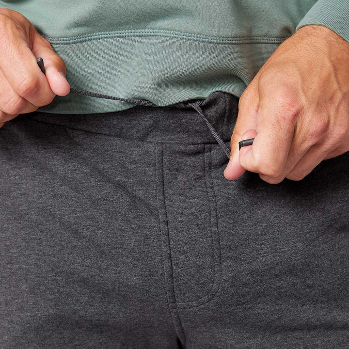 Ash & Erie Charcoal French Terry Jogger for Short Men   Roam Jogger