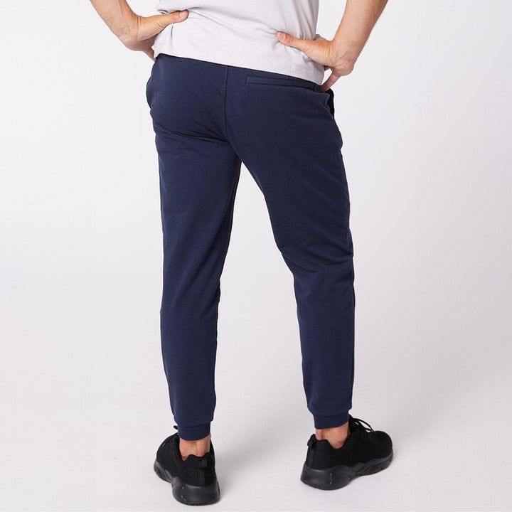 Ash & Erie Navy French Terry Pullover Hoodie for Short Men   Roam Jogger