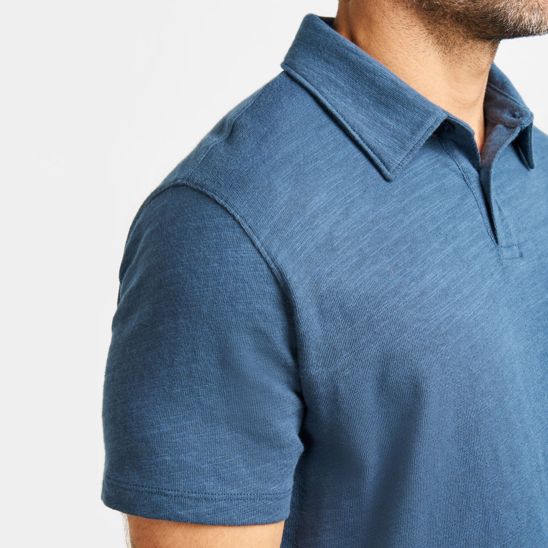 Ash & Erie Navy Lightweight Polo Shirt for Short Men   Short Sleeve Polo Shirt