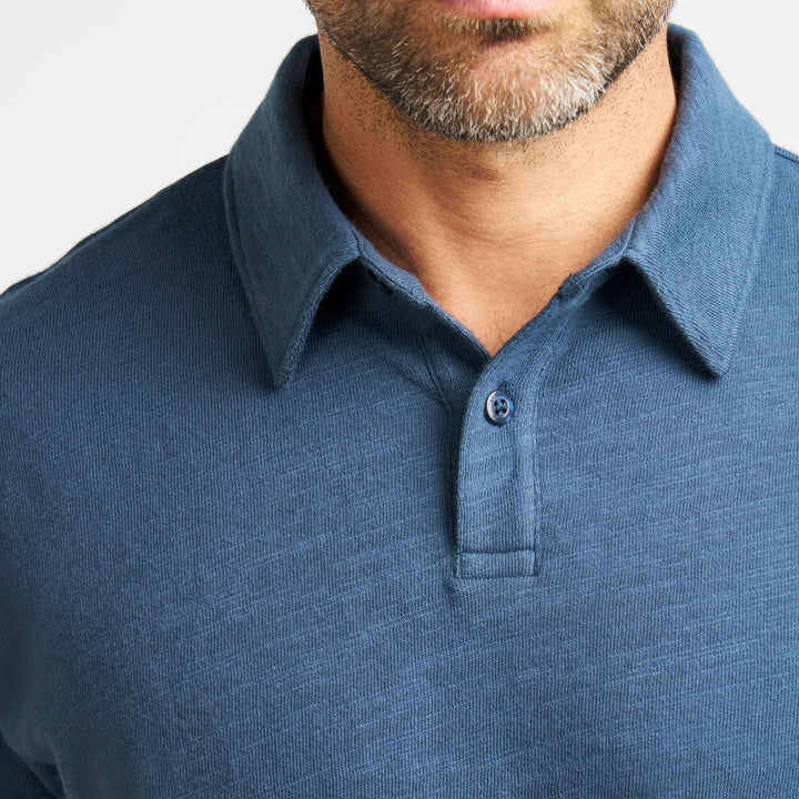 Ash & Erie Navy Lightweight Polo Shirt for Short Men   Short Sleeve Polo Shirt