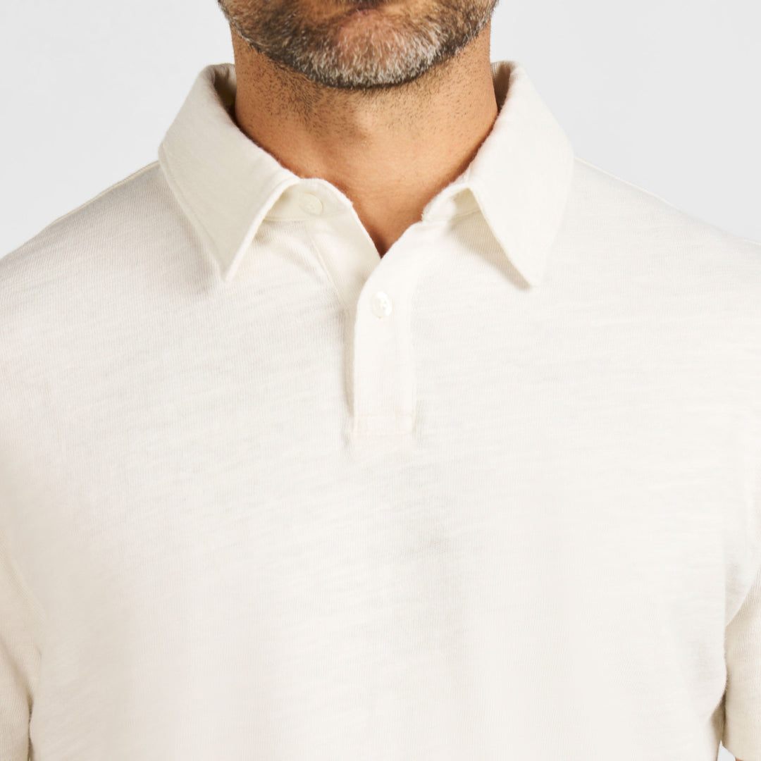 Ash & Erie White Lightweight Polo Shirt for Short Men   Short Sleeve Polo Shirt