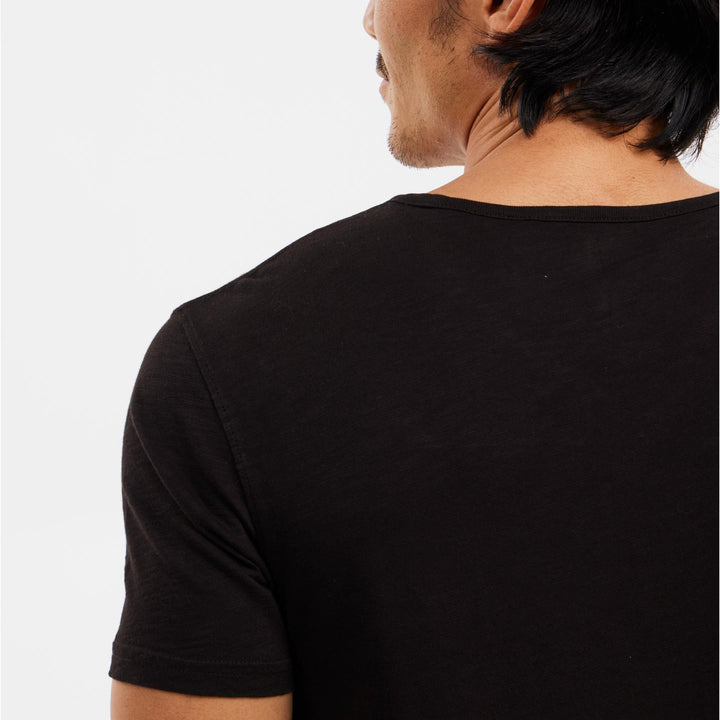 Ash & Erie Lightweight Washed Blue Crew Neck T-Shirt for Short Men   Short Sleeve Premium Tee