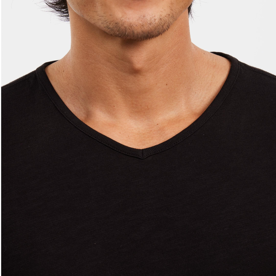 Ash & Erie Lightweight Washed Blue Crew Neck T-Shirt for Short Men   Short Sleeve Premium Tee