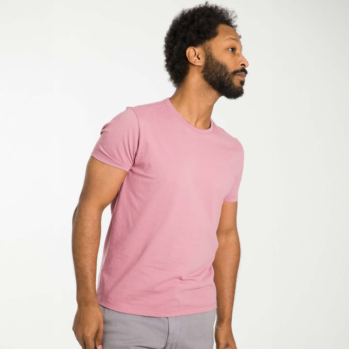 Ash & Erie Rose Pima Cotton Crew Neck T-Shirt for Short Men   Short Sleeve Premium Tee