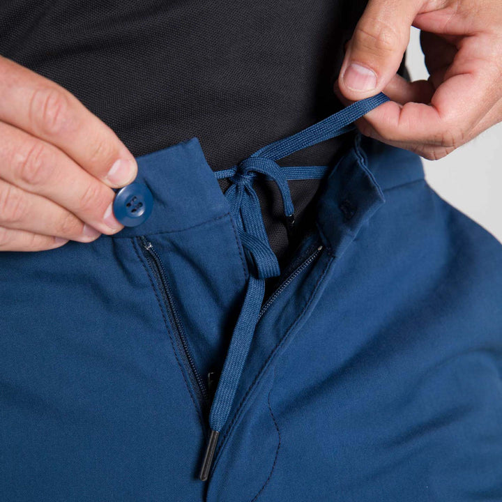 Ash & Erie Navy Transit Tech Chino Short for Short Men   Tech Chino Short