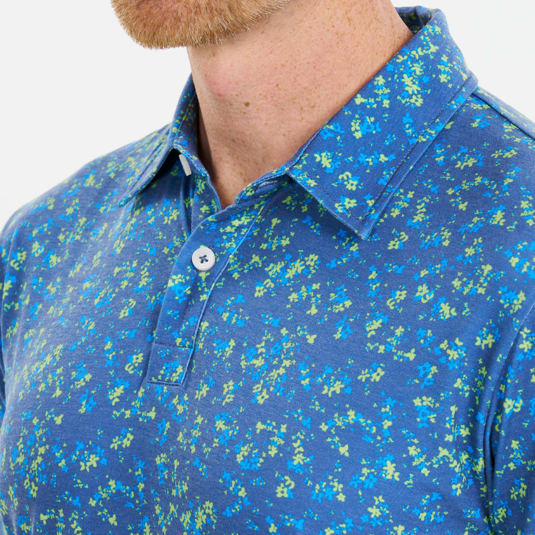 Ash & Erie Garden Party Tech Polo Shirt for Short Men   Tech Polo Shirt
