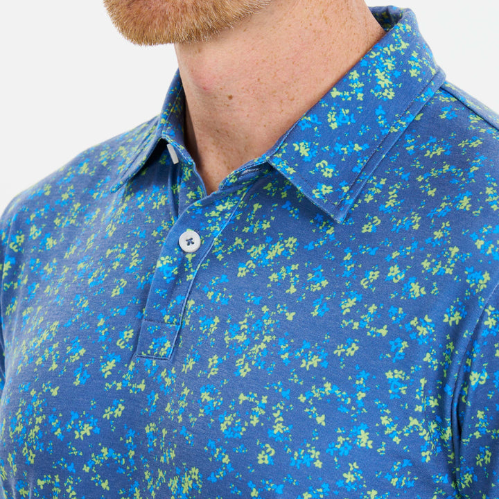 Ash & Erie Garden Party Tech Polo Shirt for Short Men   Tech Polo Shirt