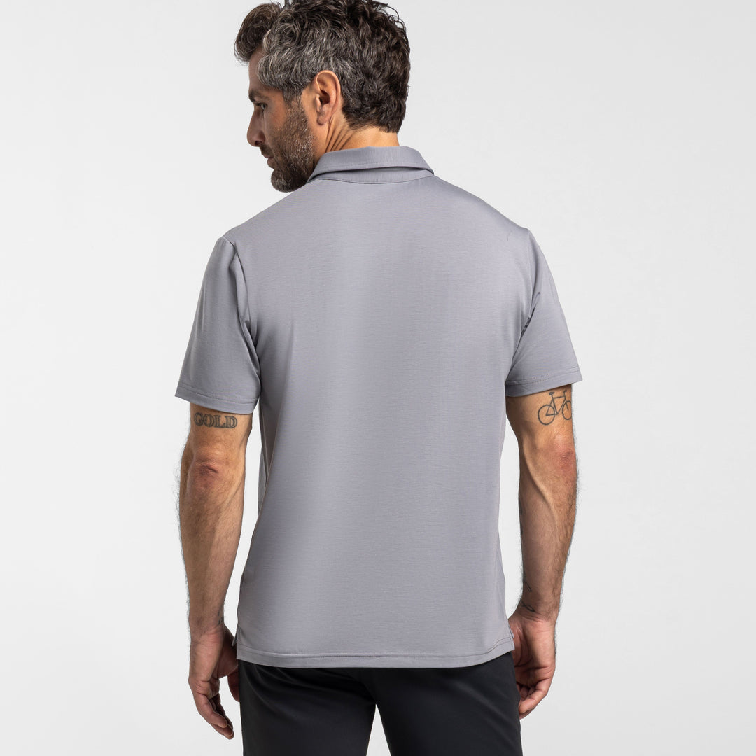 Ash & Erie Nickel Tech Polo Shirt for Short Men   Tech Polo Shirt