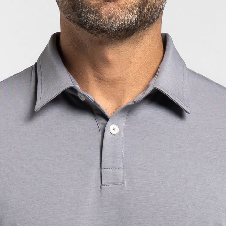 Ash & Erie Nickel Tech Polo Shirt for Short Men   Tech Polo Shirt