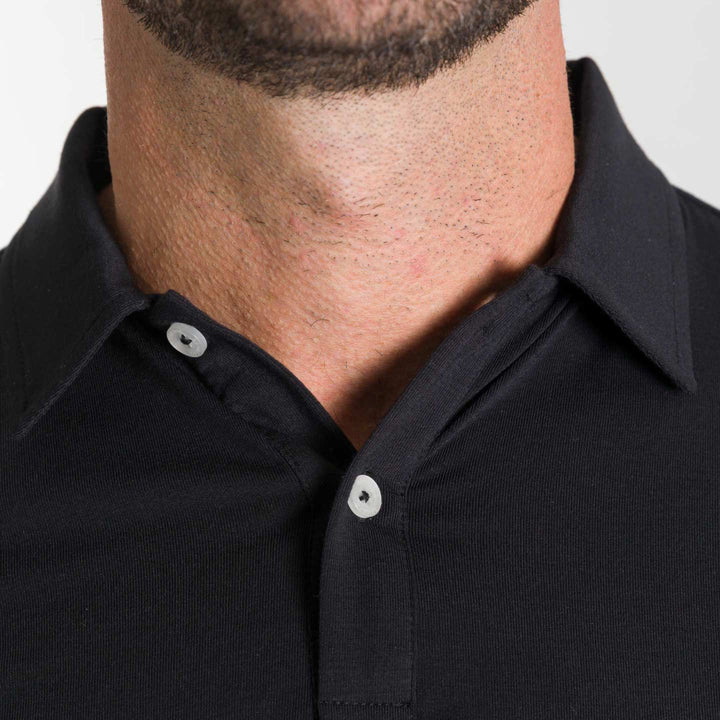 Ash & Erie Obsidian Tech Polo Shirt for Short Men   Tech Polo Shirt