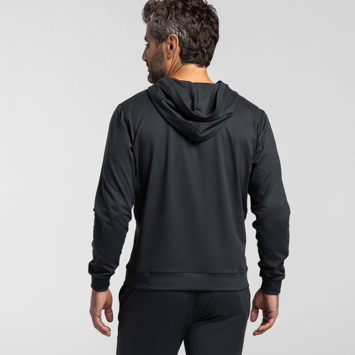 Grey CloudFlex Performance Full-Zip Hoodie