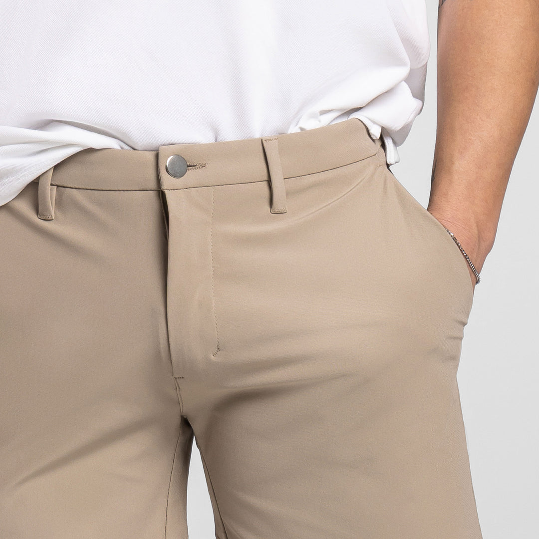 Khaki Hybrid XYZ Chino Short﻿