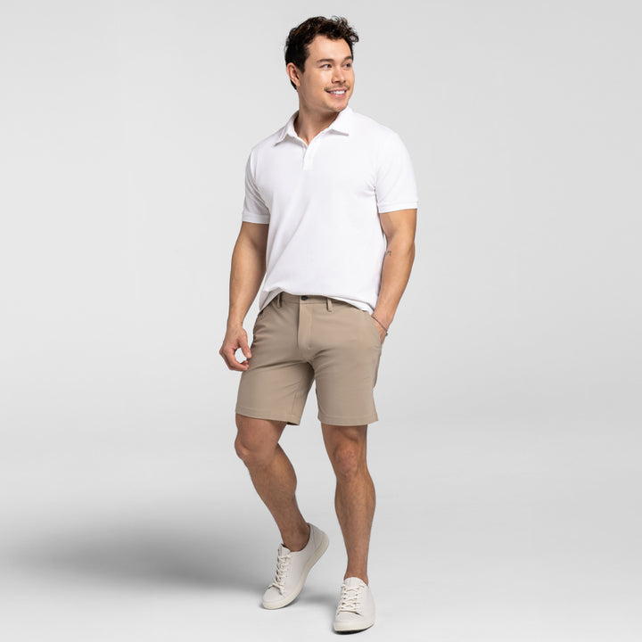 Khaki Hybrid XYZ Chino Short﻿