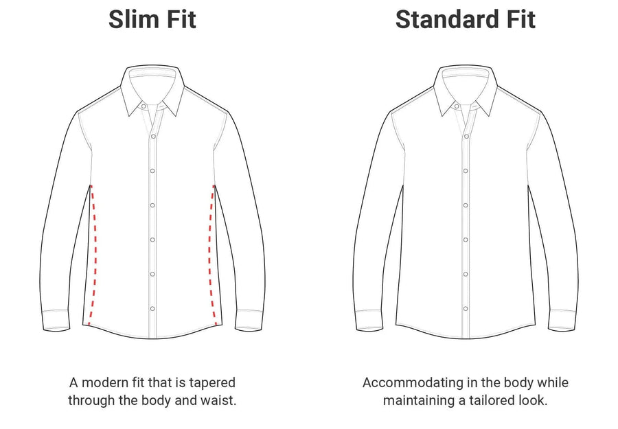 Slim fit vs Standard Fit image