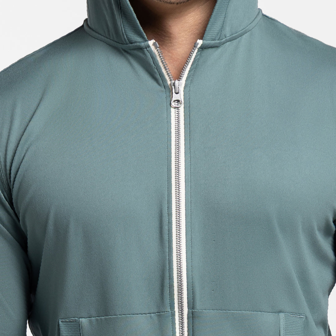 Slate CloudFlex Performance Full-Zip Hoodie