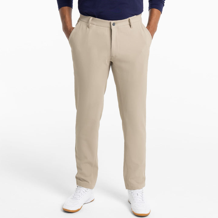 Ash & Erie Khaki Ace Golf Pant for Short Men   Ace Golf Pants