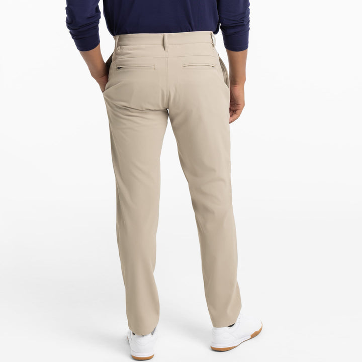 Ash & Erie Khaki Ace Golf Pant for Short Men   Ace Golf Pants