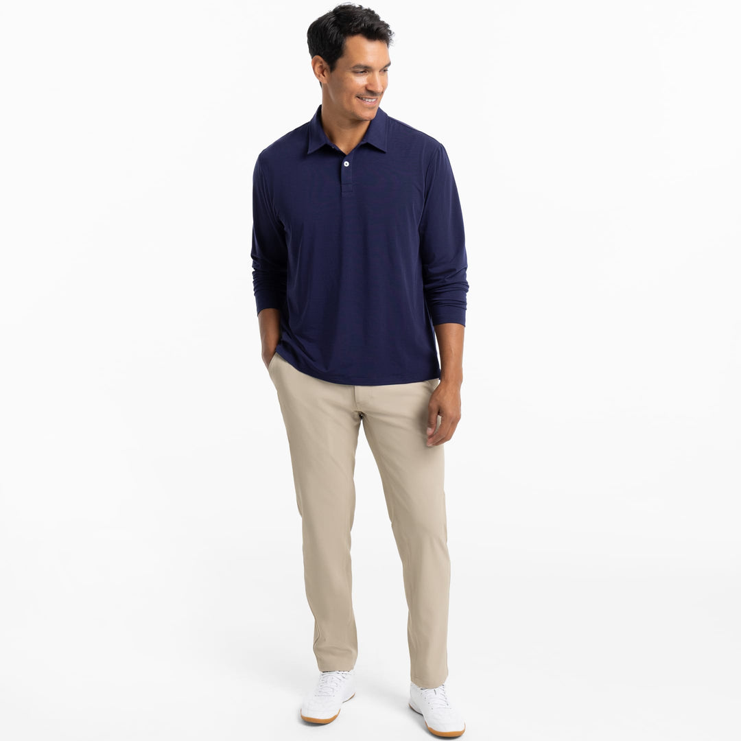 Ash & Erie Khaki Ace Golf Pant for Short Men   Ace Golf Pants