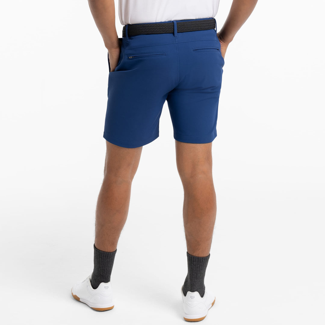 Ash & Erie Navy Ace Golf Short for Short Men   Ace Golf Shorts
