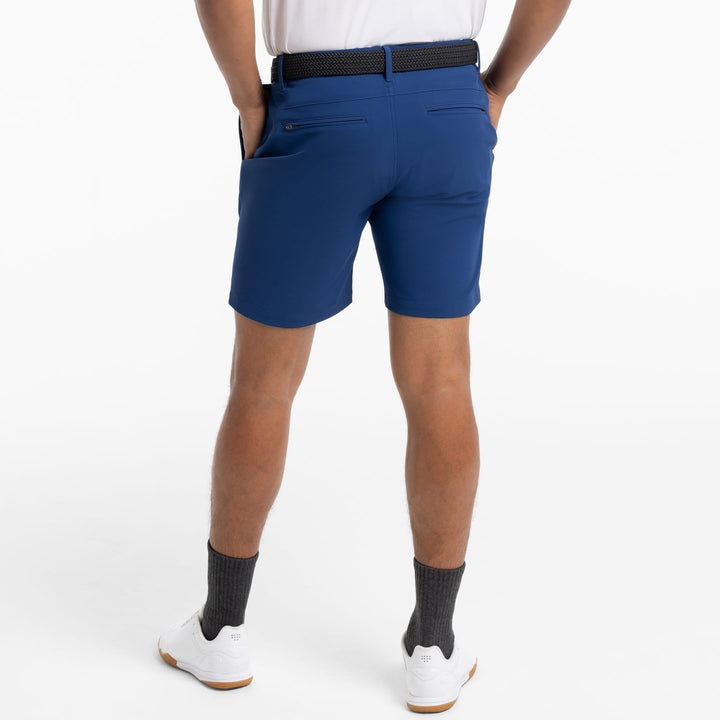 Ash & Erie Navy Ace Golf Short for Short Men   Ace Golf Shorts