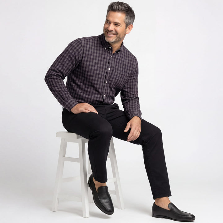 Ash & Erie Black Signature Chinos for Short Men   Chino Pants