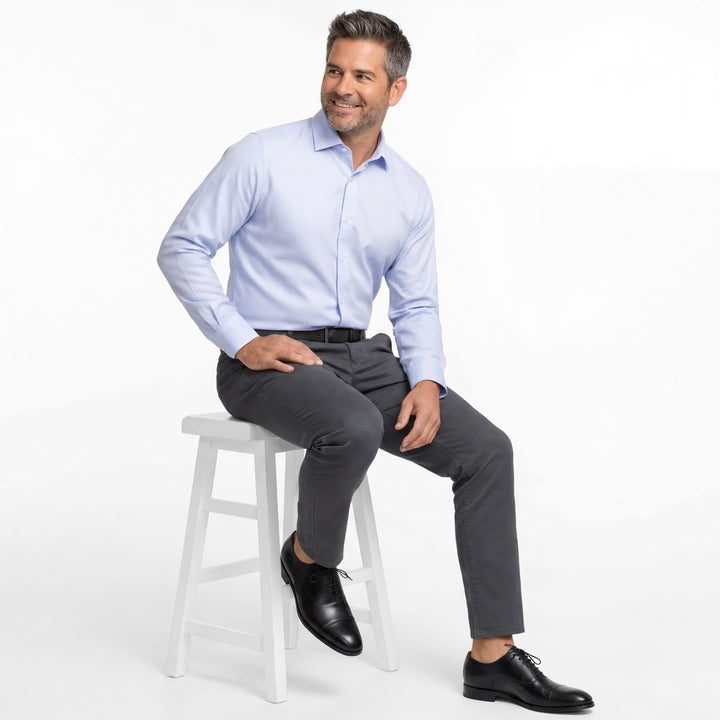 Ash & Erie Charcoal Signature Chinos for Short Men   Chino Pants