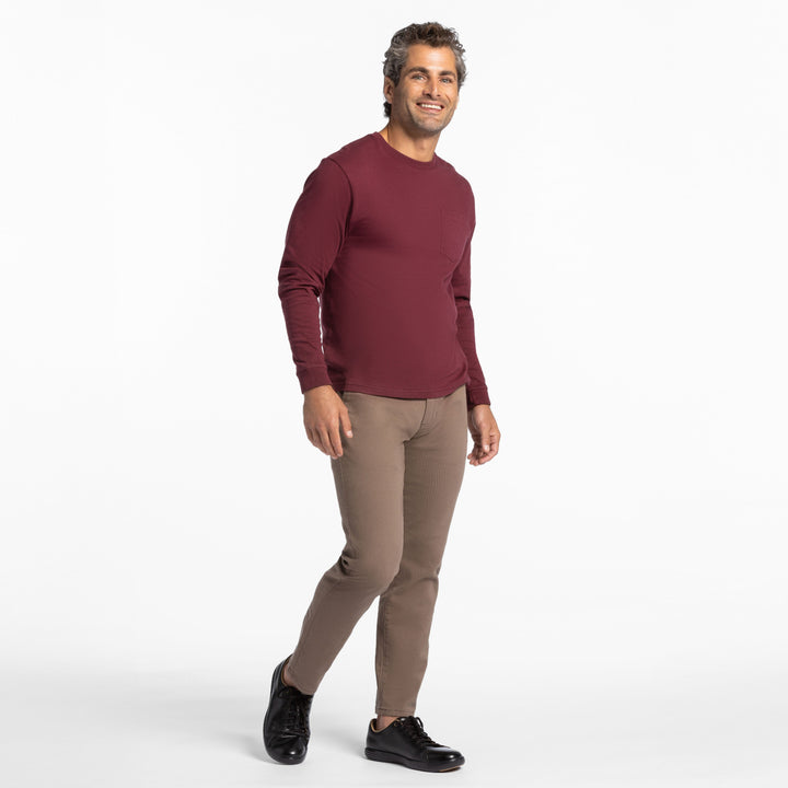 Ash & Erie Driftwood Washed Stretch Chinos for Short Men   Chino Pants