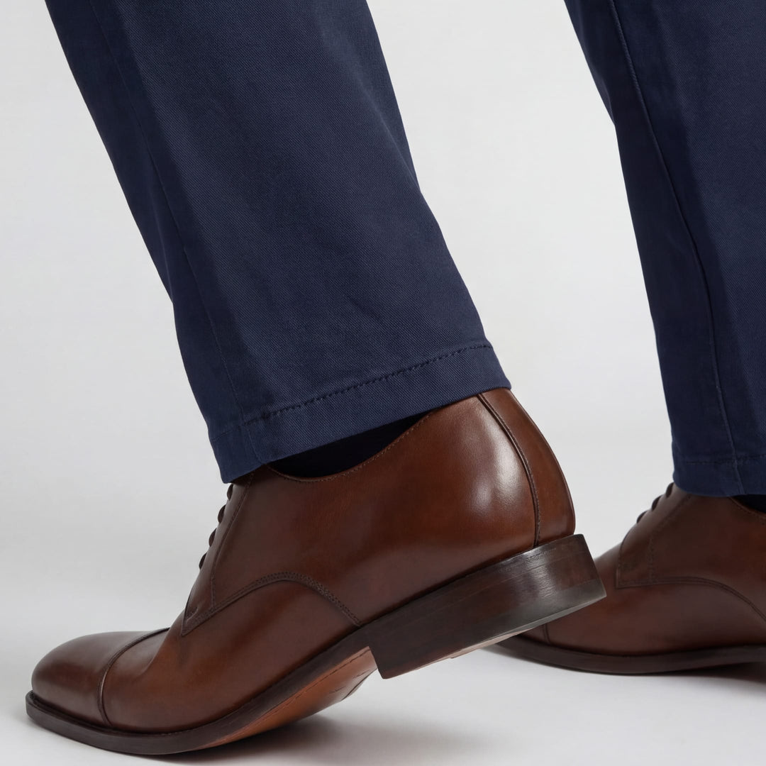 Ash & Erie Navy Signature Chinos for Short Men   Chino Pants